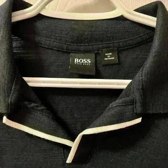 Mens Hugo  Boss Johnny-Collar SS Polo Shirt Large - Picture 2 of 6